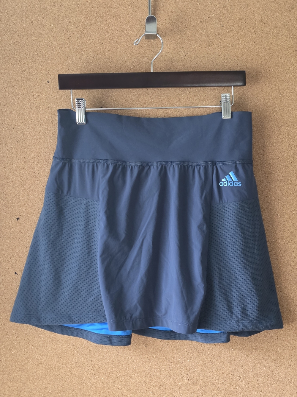 Adidas Navy Athletic Skort M Built‑In Shorts Activewear Running Tennis